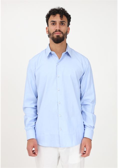Camicia elegante azzurra da uomo IM BRIAN | CA2463CELESTE